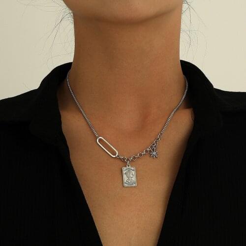 Цепи На Шею Ladies Fashion Jewelry Simple Pendant Necklace Fashion Jewelry Necklace Women Necklace In Bulk