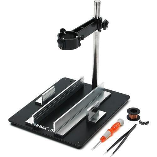 For free 628 Soldering Station Metal Shelving Bracket Hot Air G un Bracket And Circuit Board Fix Bracket Lamp magnifying glass