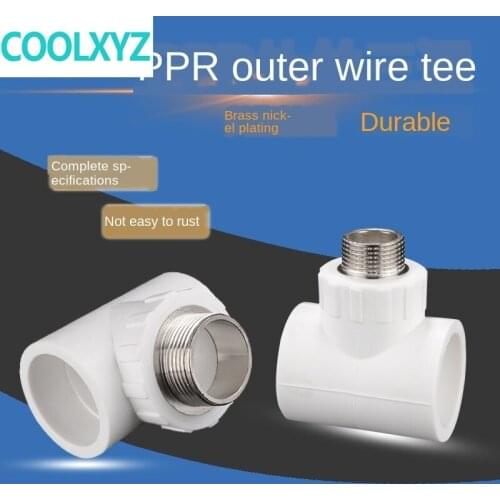 Pipe Fittings 50/63PPR Outer wire teeth Tee reducer reducer 1/2 IN 3/4 IN 1 1N 1.2IN 1.5IN 2IN ppr fittings