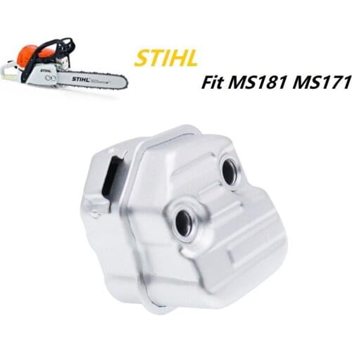 Exhaust Muffler Silencer For STIHL MS171 MS181 MS181C MS 171 181 181C Chainsaw Replacement Parts 1139 140 0604