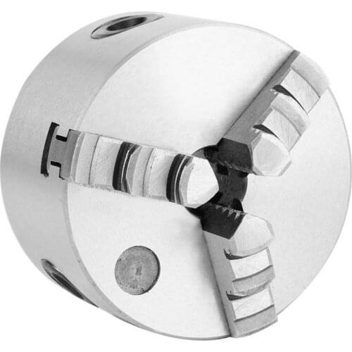 K11-100 4in 3-Jaw Precision Mini Self-Centering Lathe Chuck Cast Iron Manual Chuck With T Wrench For Drilling Milling Machine