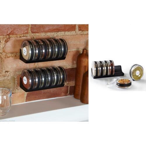 Cylindra Spice Rack Set of 6 Rotary seasoning box