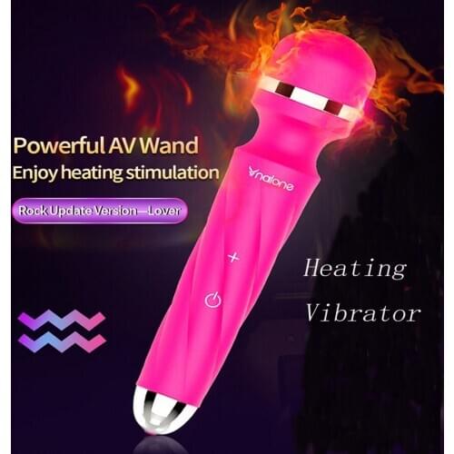 NEW Clitoris thorn charging heating Silicone AV stick female masturbation device G-spot vibrating penis vibrator adult sex toys