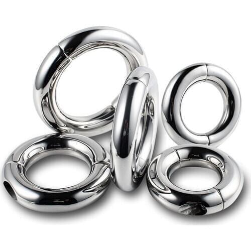 Screw Stainless Steel Penis Rings Metal Semen Lock Cock Cage Chastity Sex Delay Product Male Delayed Ejaculation Men Adult Toy