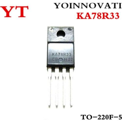 10pcs/lo KA78R33 KA78R33CTU 3.3V 1A TO220F-4 IC Best quality