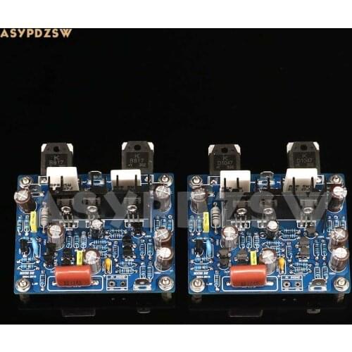 2 CH MX50 SE KTD1047 KTB817 Power amplifier DIY Kit/Finished board 100W+100W