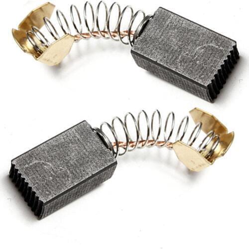 2pcs Carbon Brushes Bush Repairing Spare Part Power Tool 15*10*6mm for Generic Electric Motor Mayitr