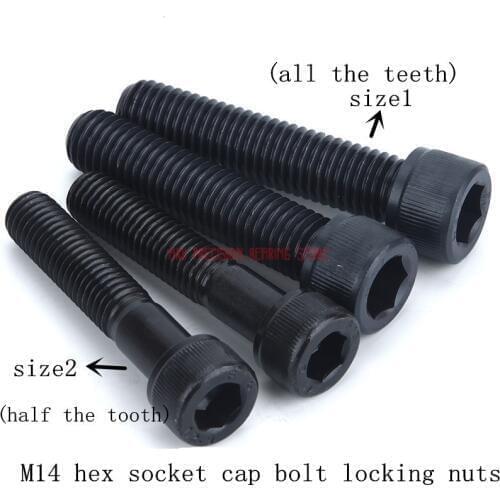 2019 Time-limited Vis Wood Screws 12.9 Grade M14 The Allen Screws Hex Socket Cap Screw Bolt Locking Nuts Hexagon Bolts Black