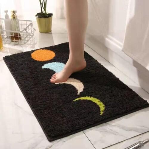 Bathroom Absorbent Floor Mats Bathroom Door Anti-slip Mats Home Entrance Door Mats Kitchen Floor Mats Bedroom Carpets Rugs