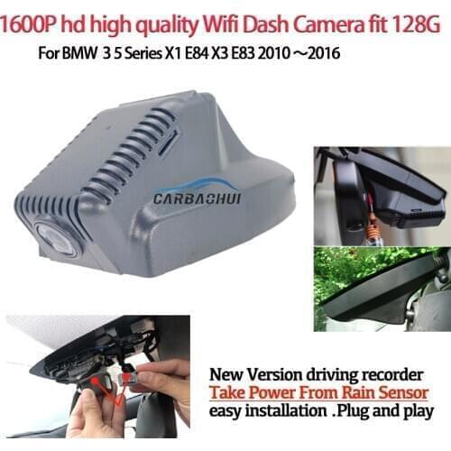 Hd 1600P Easy Installation Car Dash Camera Video Recorder Dash Cam For BMW 3 5 Series X1 E84 X3 E83 2010 2011 2012 2013～2016