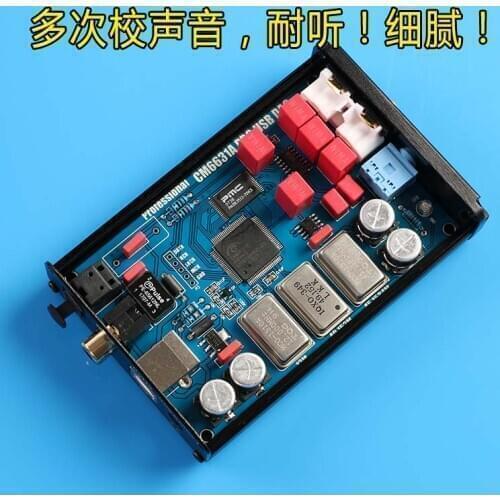 CM6631A Digital interface 32 / 24Bit 192K Sound Card USB to I2S / SPDIF Coaxial Output Support Connect Decoder Upgrade DAC