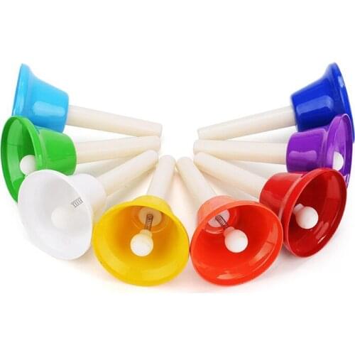 Eight Tone Baby Musical Instrument Toys Children Eight Tone Touch Clock Early Education Play Toys Child Gift
