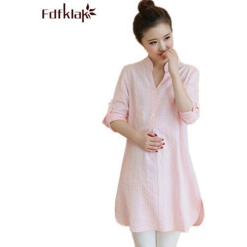 Рубашки с длинным рукавом для беременных Fdfklak China At AliExpress