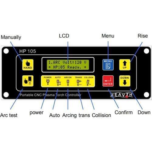 HP105 plasma arc voltage height adjuster, portable desktop CNC cutting machine height adjuster