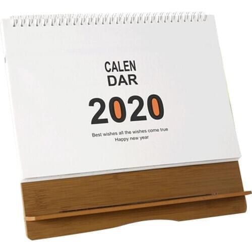 2021 New Year Desk Calendar Creative Desktop Ornaments Portable Work Note Calendar New Year Plan Schedule For School Office