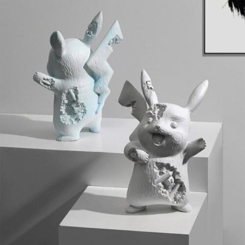 VIP Nordic Modern Cute Cartoon Character Sculpture Desktop Ornaments Corroded Elf Home Decoration Accessories Crafts Statue Gift