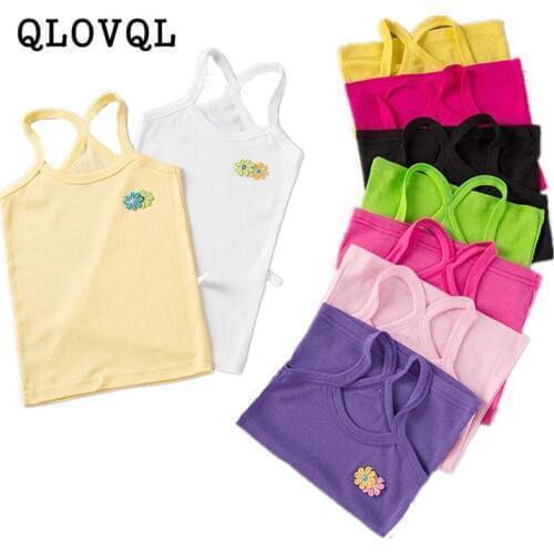 QLOVQL Summer T-shirts For Girls
