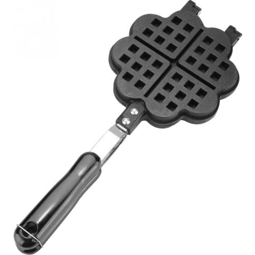 DIY Heart-shaped Egg Waffle Maker Cake Mold Cake Pan Nonstick Double Side Biscuits Muffin Mould Pot Bakeware Baking Tools