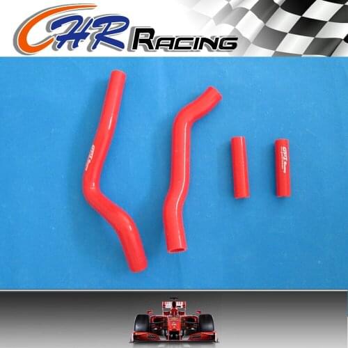For KAWASAKI KX250 KX 250 2005 2006 2007 05 06 silicone radiator hose red