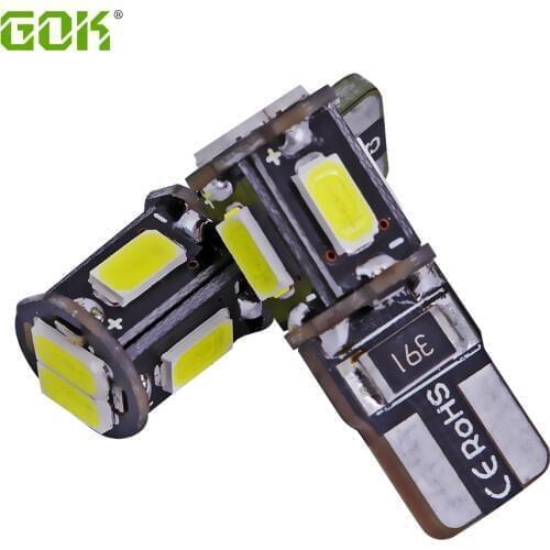 Super Bright!! 100X T10 W5W led canbus T10 194 168 5630 t10 6SMD Canbus NO ERROR 12V Car Auto Bulbs Indicator Light Parking Lamp