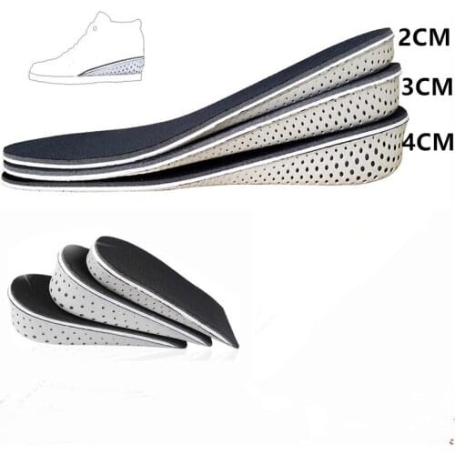 Comfortable Hard Breathable Memory Foam Height Increase Insole Heel Lifting Inserts Shoe Lifts Shoe Pads Elevator Insoles Unisex