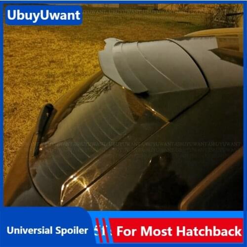 UBUYUWANT Rear Roof Spoiler For Seat LEON ST Cupra 2012-2017 Hatchback Universal Spoiler ABS Car Tail Wing For Seat LEON MK3 FR