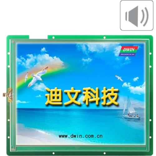 10.4 Inch Text DGUS Industrial Serial Port Screen DMT80600T104_04W Touch Screen Voice Screen Industrial Control