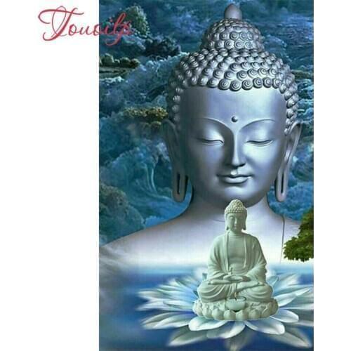 5D DIY Diamond Painting Full Square/Round Drill "Religious Buddha" Diamond Embroidery Cross Stitch Mosaic Home decoration Gifts