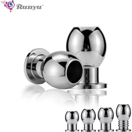 Anal Douche Vagina Cleaner Metal Hollow Butt Plug Adult Enema Cleaner for Men and Women Anal Dilator Enema Butt Plug Product