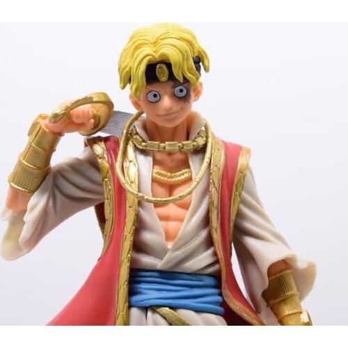Anime One Piece Figure Revolutionary Forces Sabo Arabian Dress Travel The World Model 19cm PVC Boxed Toys