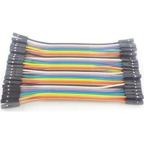 Free shipping 1set/lot DuPont line 40P-40P female to female Dupont Cable Test Lines Connector 10cm