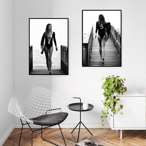 Gisele Bundchen Star Sexy Beautiful Girl Canvas Painting HD Print Poster Art Living Room Home Decor