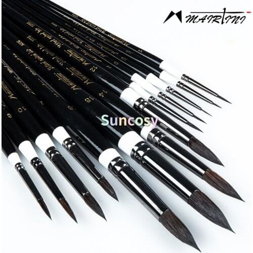 Martini singal Paint Brushes, Detail Fine Tip Paint Brushes Suitable for Acrylic Painting, Oil Watercoloring, Line Drawing Brush