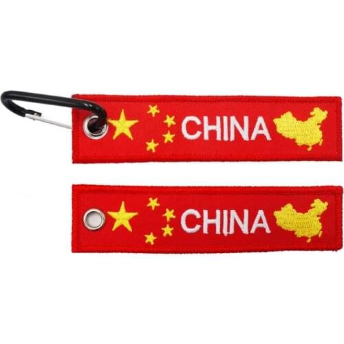 CHINA TURKEY SPAIN FLAG Name Tag KEYCHAIN Embroidered Biker Motorcycle Patches for Vest Jeans
