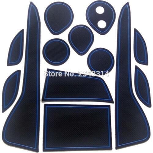 For Toyota C-HR CHR 2016 2017 2018 2019 2020 2021 Door Groove Mats Anti Slip Cup Holder Pads Interior Car Styling Accessories