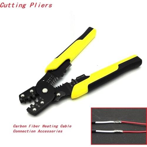 Multifunctional Crimping Pliers Carbon Fiber Heating Cable Crimping Tools Professional Grade Hand Tools