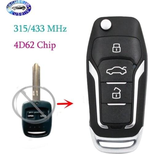 Upgraded Flip Remote Car Key Fob 315MHz/ 433MHZ 4D62 Chip for Subaru Impreza Forester Liberty NSN14 Blade