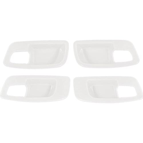 4PCS Car Inner Door Handle Bowl Cover Trim for 2011-2021 Dodge Charger Interior Decoration Accessories