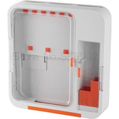 Wall-mounted magnetic tool rack storage rack chopsticks barrel cage integrated non-drilling kitchen tool storage rack