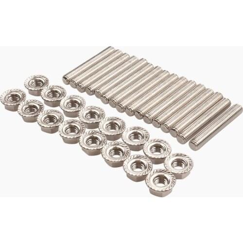 Stainless Steel Exhaust Manifold Bolt Kit For Ford 4.6 & 5.4 Liter V8 Engine 2 Manifolds Car Professional Repair Tool