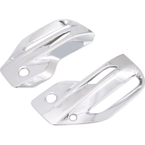 Pair Chrome Foglight Cover Trim Fog Light Lamp Frame Molding Protector Accessories Fit For BMW X5 G05 2019 2020