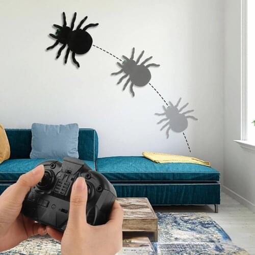 Remote Control Spider Scary Wolf Spider Robot Realistic Novelty Toys Halloween Gifts Boy Girl Birthday Gift 2021