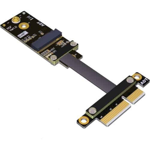PCIe x4 To M.2 A.E. key WiFi adapter Card Extension Riser cable PCI-Express M2 A E Key Conversion Adapter