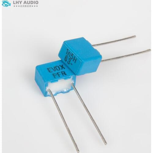 10PCS/100PCS 1500pf 63V 1.5nf 0.0015uf/63v EVOX PFR High precision 2% film electrodeless capacitor