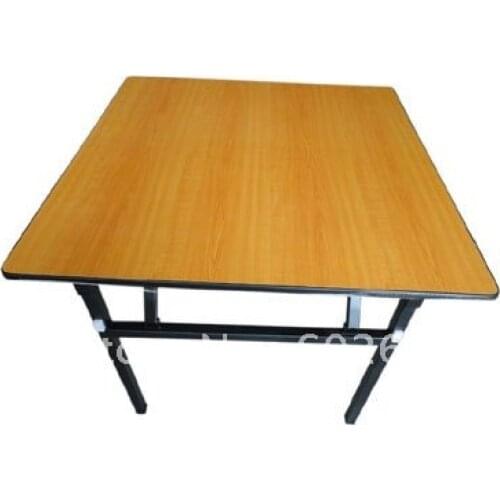 Hot sale folding Square folding Banquet table plywood laminated top
