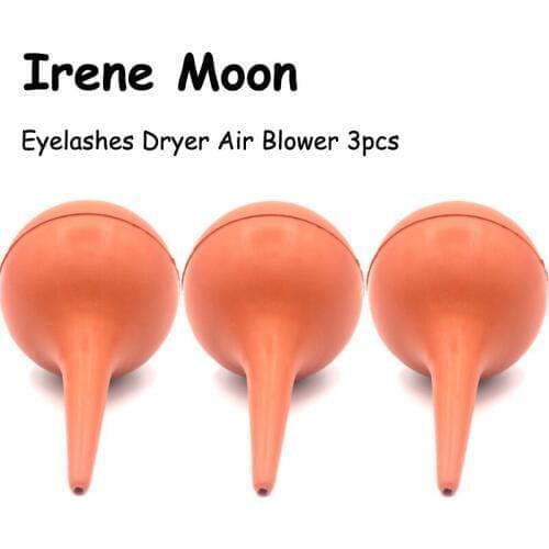 3pcs False Eyelash Dryer Rubber Air Puffer Blower Drying Professional Glue Eye Lashes Extension Dryer Tool Grafting Dry Blower