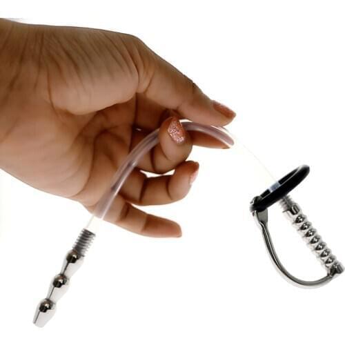 Urethra Catheter Penis Plug bdsm CANAL OF PLEASURE PENIS SOUND MaleTube Urethral Stretcher Urethral Sound Dilator Adult BDSM