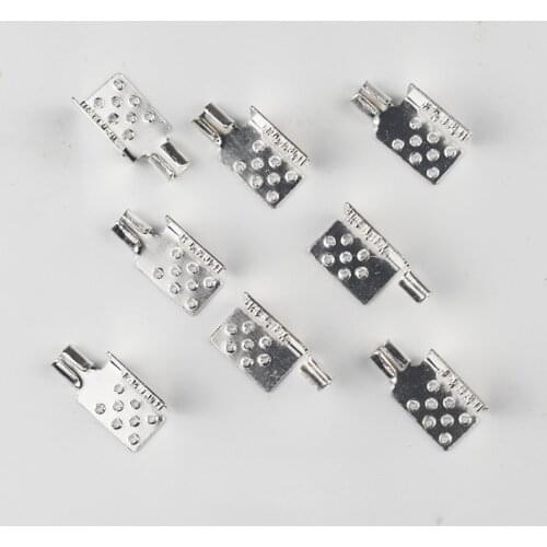 10/20/30/40/50/100PCS Underfloor Heating Film Clamps Special Silver Connectors Clamps For Connect Cable