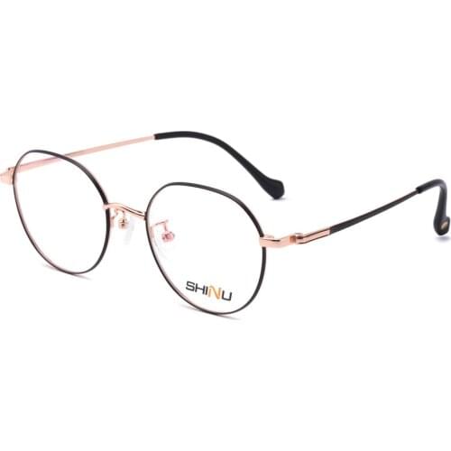 Ultraligh titanium optical frame women myopia glasses women anti blue light computer glasses prescription customized eyeglasses