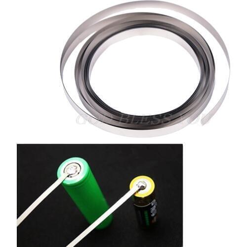1Pcs 1M 8mm x 0.15 Pure Ni Plate Nickel Strip Tape For Li 18650 Battery Spot Welding Drop Shipping